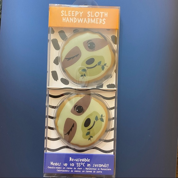 Sleepy Sloth Hand warmers - 2 in package NWT - Picture 2 of 6